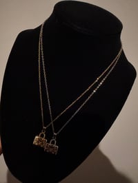 Image 2 of Lv bag necklace 