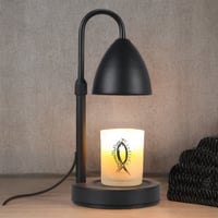 Image 1 of Black Dome Adjustable Candle Lamp