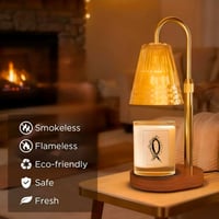 Image 1 of Elegant Golden Adjustable Candle Lamp