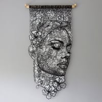 Image 5 of Floral Face Wall Hanging