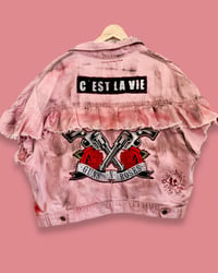 Image 2 of VOLANT FESTIVAL GILET ¥ VINTAGE WESTE ¥ TIGER ¥ UNISEX ¥ UPCYCLED ¥ IBIZA