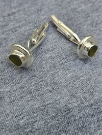 Image 12 of Limey green cornish Seaglass cufflinks - Custom order for Leon 