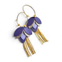 Image 1 of Boucles NINON Violet