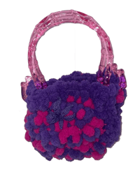 Magenta Mary Jane Bud Purse