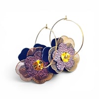 Image 1 of Boucles JOSIE Violet