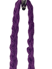 Image 5 of Lighter Holder w/ Strap - Silver on Purple