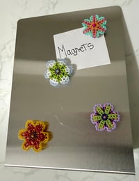 Beaded Magnets, Summer Petals 