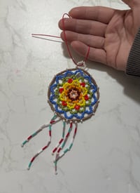 Beaded Dreamcatcher Ornament