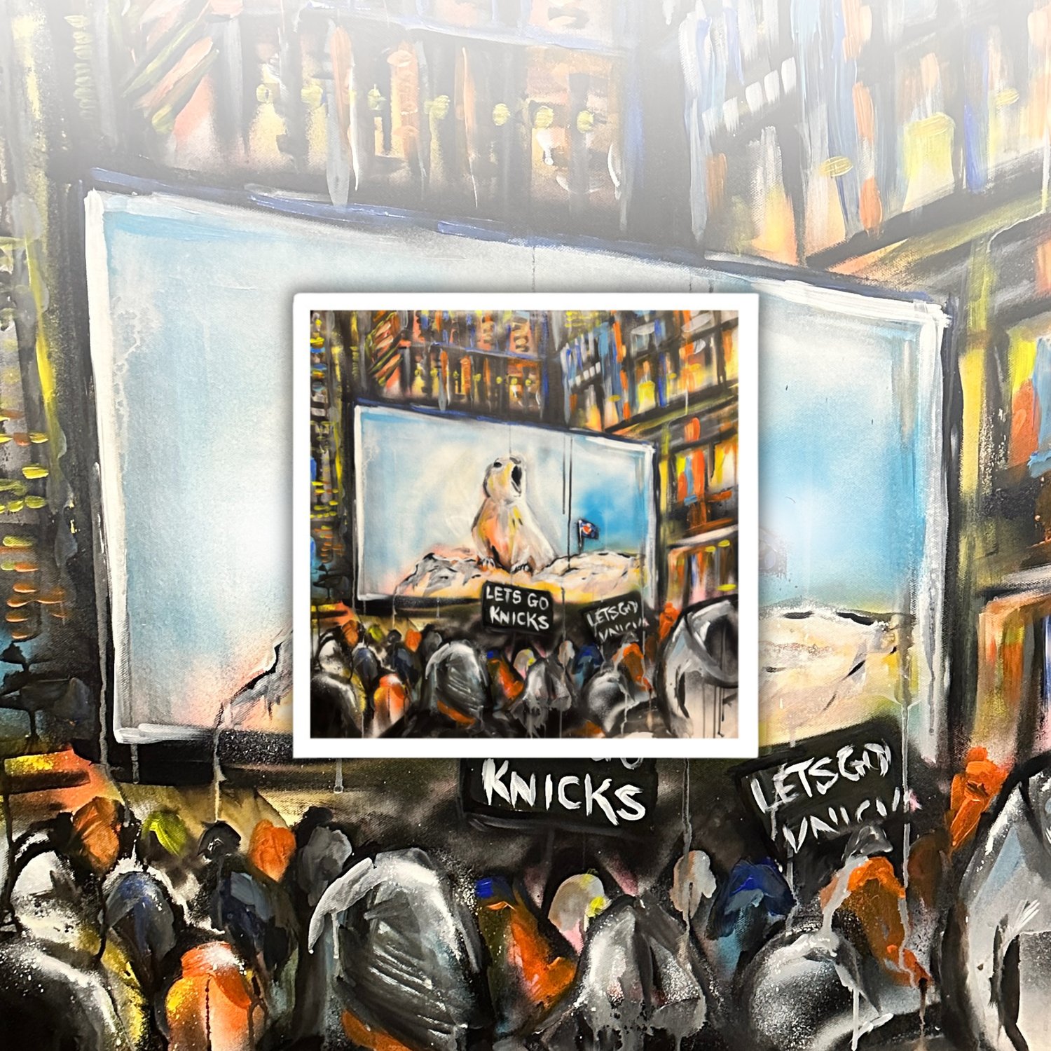 WE ARE THE NEW YORK KNICKS PRINT - 16x16"