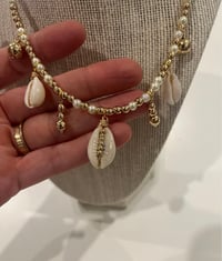 Image 3 of Mixed Shell Charm Necklace 