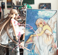 Image 1 of Chobits - Chii Layered Acrylic Board