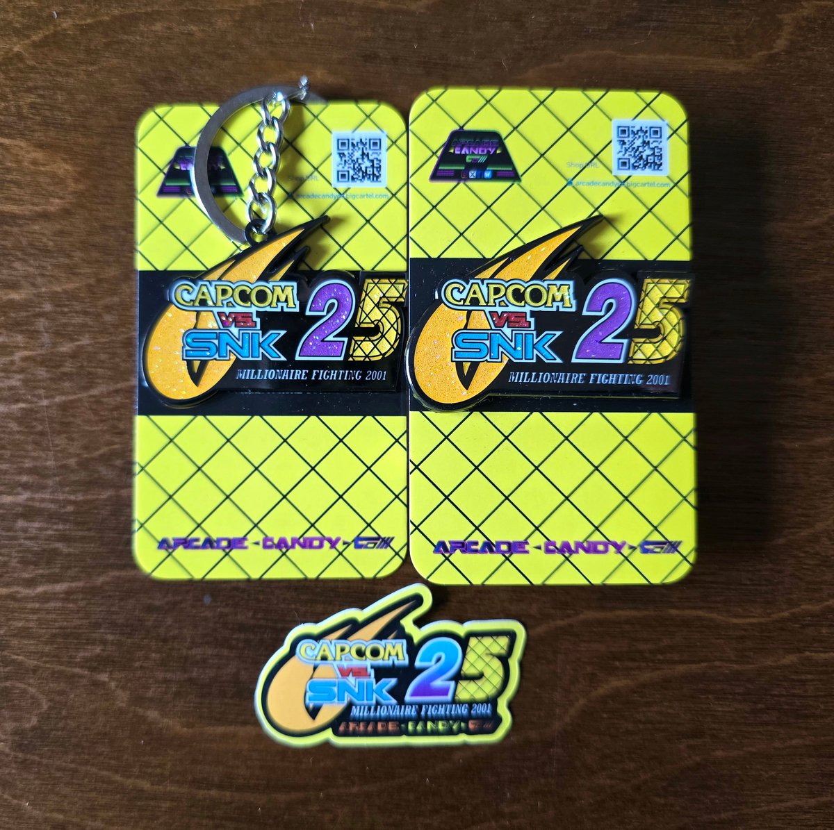 Image of CVS25 PIN & KEYCHAIN SET
