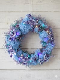 Image 4 of Mixed Berries Glow Up 8"  Wreath 
