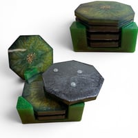 Image 5 of Handcrafted Resin Coasters