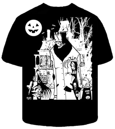 Image of Haunted house   - mens shirt - xlg last one 