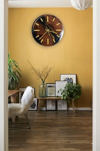 Image 2 of African Teak Wall Clock Decor
