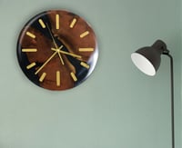 Image 4 of African Teak Wall Clock Decor