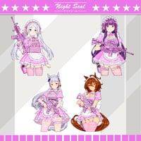 Image 1 of Tactical maid x Waifus / Stickers 