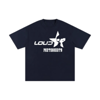 Image 1 of Loud Skull Photoshoots Tee “Navy Blue”