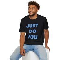 Image 1 of Minimalist Unisex Softstyle T-Shirt - "JUST YOU" | Casual Wear, Gift for Friends, Inspirational Tee,