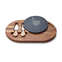 Image 3 of Engraved Cat Wine Charcuterie Board