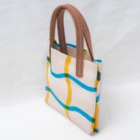 Image 5 of Jamie Soft Tiny Tote squiggly lines