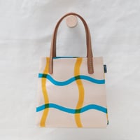 Image 1 of Jamie Soft Tiny Tote squiggly lines