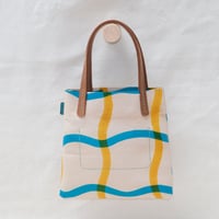 Image 3 of Jamie Soft Tiny Tote squiggly lines