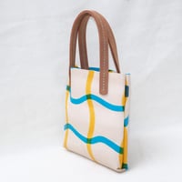 Image 4 of Jamie Soft Tiny Tote squiggly lines