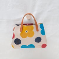Image 3 of Jamie Soft Tiny Tote 4 petals with dots