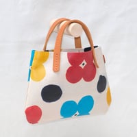 Image 2 of Jamie Soft Tiny Tote 4 petals with dots