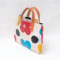 Image 4 of Jamie Soft Tiny Tote 4 petals with dots