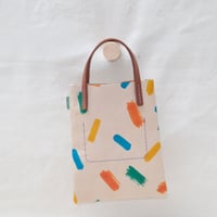 Image 3 of Jamie Soft Tiny Tote confetti
