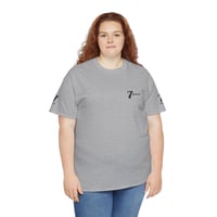 Image 2 of SIUUUU 7 Unisex Graphic Tee — White Casual Cotton Shirt