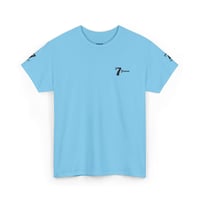 Image 1 of SIUUUU 7 Unisex Graphic Tee — White Casual Cotton Shirt