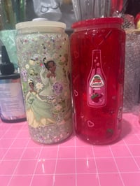 Princess Tiana snow globe tumbler 