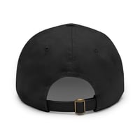 Image 3 of Avocado Patch Dad Hat — Leather Patch Cap with Cute Avocado Design