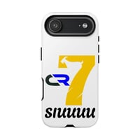 Image 3 of Phone Case - SIUUUU 7 Soccer GOAT Design