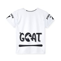 Image 3 of Kids Sports Jersey - GOAT Number 7 Baseball Tee