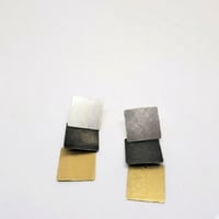Image 4 of Pendientes cuadrados Suorina 