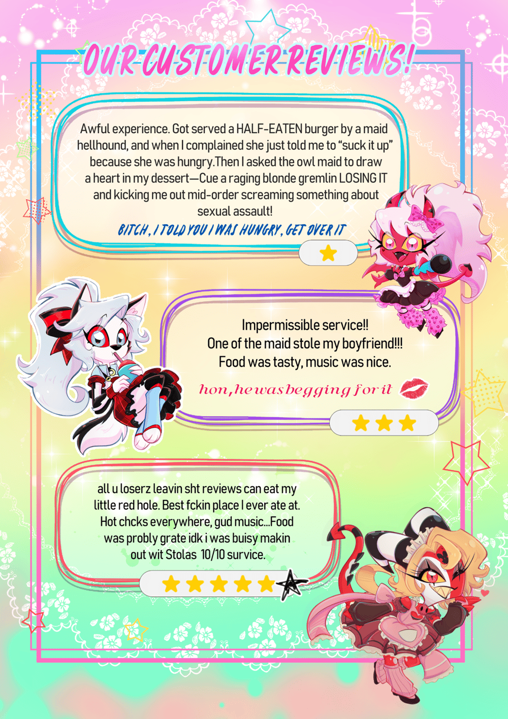 Image of PREORDER✨MAID TO SIN FANZINE✨HELLUVA BOSS COLLABORATIVE FANZINE