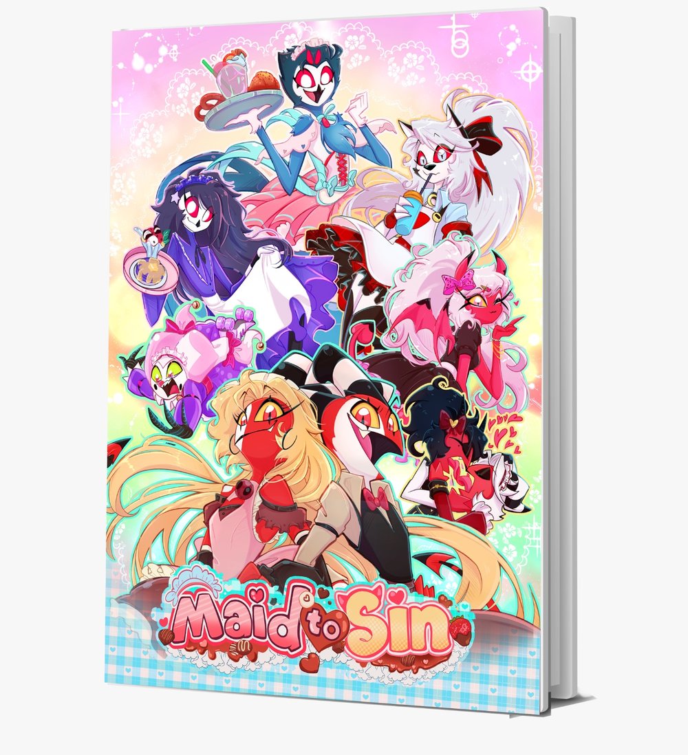 Image of PREORDER✨MAID TO SIN FANZINE✨HELLUVA BOSS COLLABORATIVE FANZINE