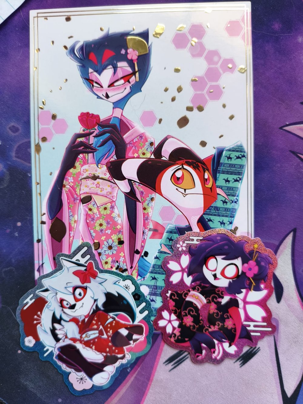Image of STOLITZ FAMILY JAPAN POSTCARD + STICKERS (Limited stock)