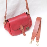 Image 6 of STUDIO LINE Puff Sling in red