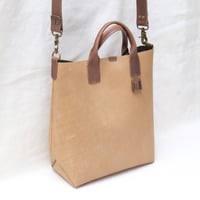 Image 2 of Copy of Two-way Tote in vintage mustard