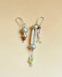 Image 1 of o Gemini Twin Pearl Earrings