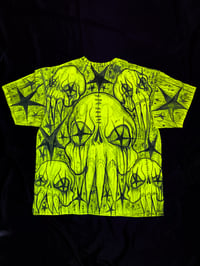 Image 2 of Neon Anxiety Skull Tee 