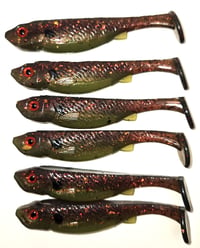 Image 2 of 4" Custom Hand Poured One of a Kind Swimbait #40020