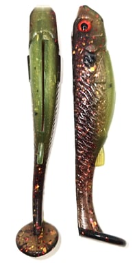 Image 3 of 4" Custom Hand Poured One of a Kind Swimbait #40020