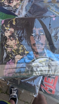 Image 2 of Thin Lizzy Unisex T-Shirt: Vagabonds of the Western World + Tracklist (Black) (Back Print) 